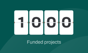 graphic of our 1000 projects